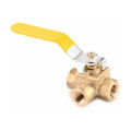 High Quality 1/2′′-1′′ Inch 3 Way Brass Ball Valve (three way) with Ce